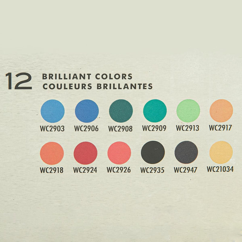 Light Gray Prismacolor Watercolour Pencils Tin 12 Colours Pencils