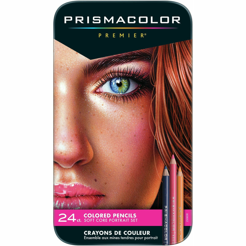 Maroon Prismacolor Pencil Set Of 24 - Portrait Pencils