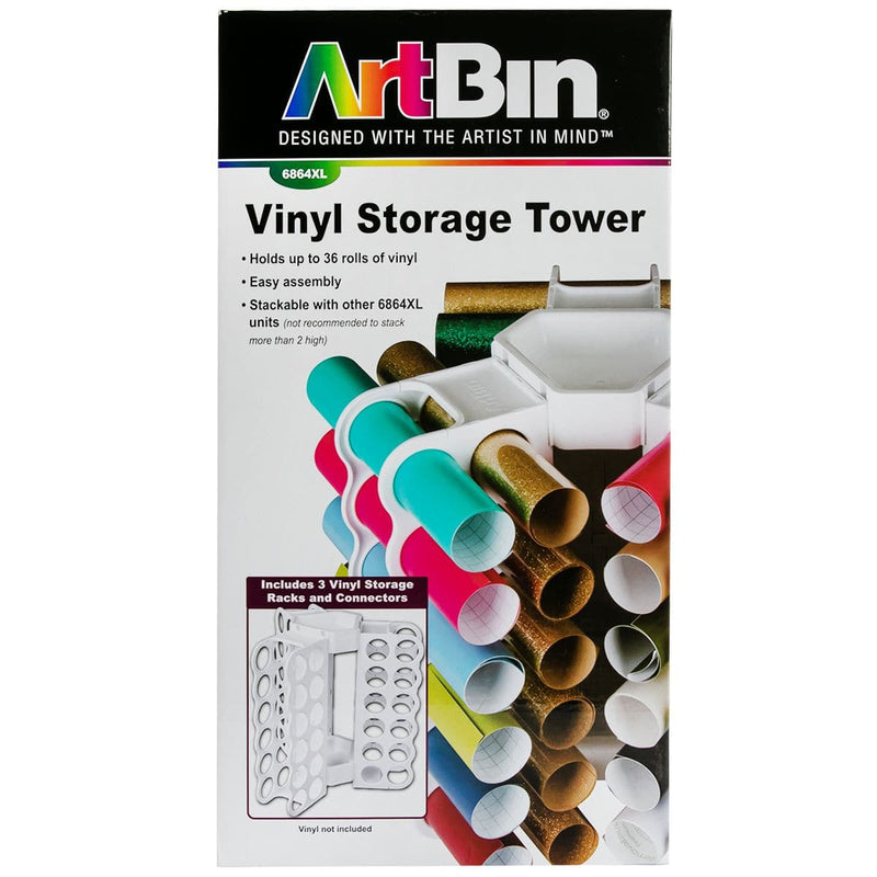 Black Artbin Vinyl Storage Tower-Holds 36 Craft Storage