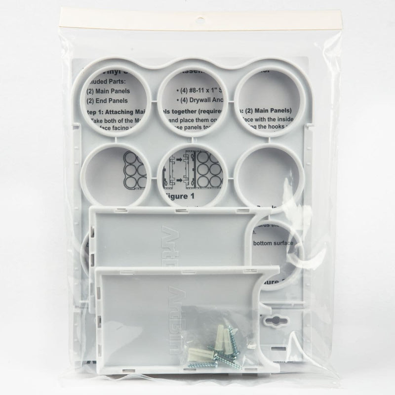 Light Gray ArtBin Mini Vinyl Storage Rack-White Craft Storage