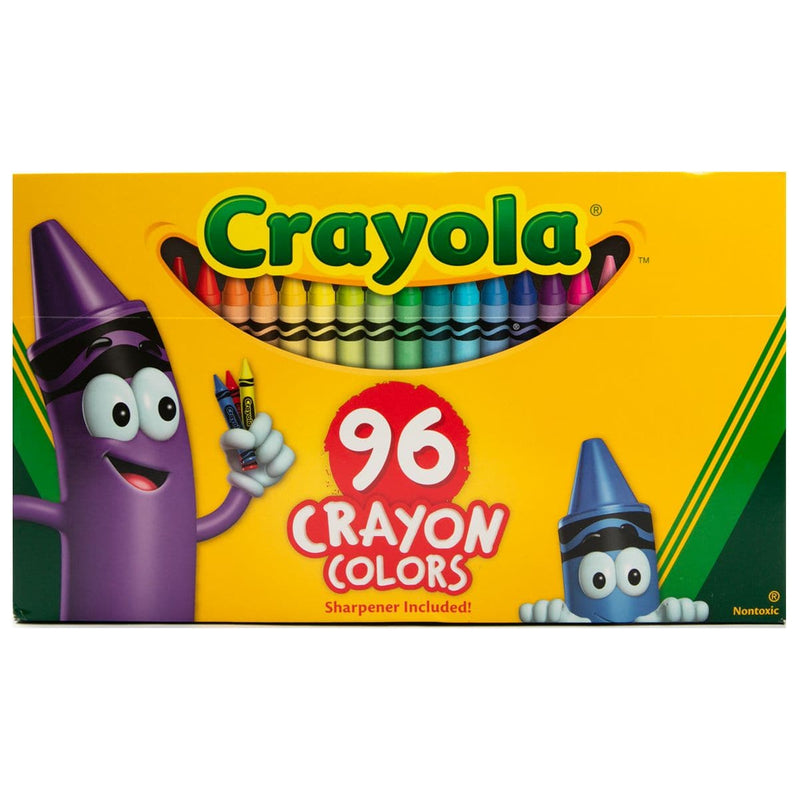 Orange Crayola Classic 96 Color Crayons in Flip-Top Pack with Sharpener - Limit 1 Kids Crayons