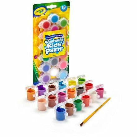 Gold Crayola 18 Kid’s Poster Paints with brush Kids Paints