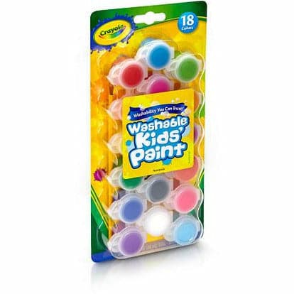 Gold Crayola 18 Kid’s Poster Paints with brush Kids Paints