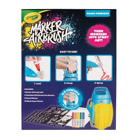 Midnight Blue Crayola Marker Airbrush Kids Educational Games and Toys