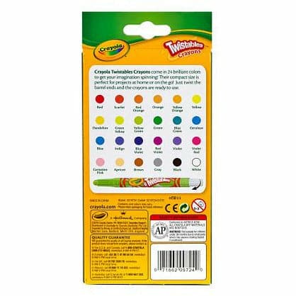 Goldenrod Crayola 24 Mini Twistables® Crayons Kids Crayons