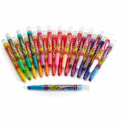 Firebrick Crayola 24 Mini Twistables® Crayons Kids Crayons