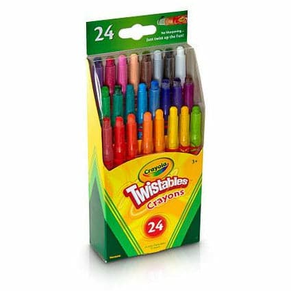 Gold Crayola 24 Mini Twistables® Crayons Kids Crayons