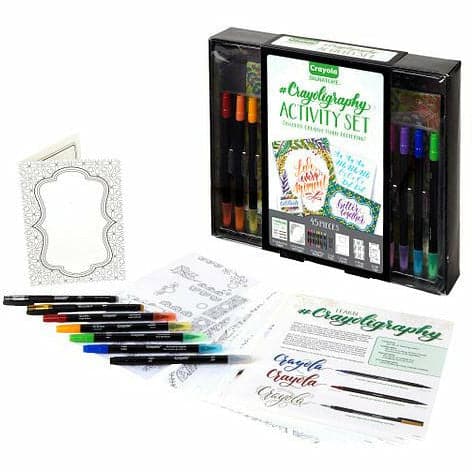 Lavender Crayola Crayoligraphy Activity Set Kids Craft Kits