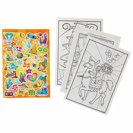 Lavender Crayola Sloths Love Llamas Coloring Book 96 Pages Kids Activity Books