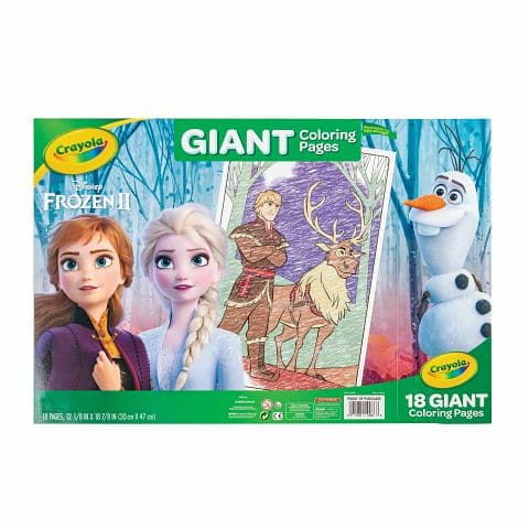 Snow Crayola Giant Coloring Pages - Disney Frozen 2 Kids Activity Books