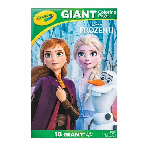 Ghost White Crayola Giant Coloring Pages - Disney Frozen 2 Kids Activity Books