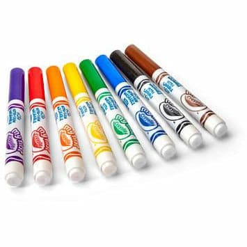 Lavender Crayola My First Washable Round Nib Markers 8 Colours Kids Markers