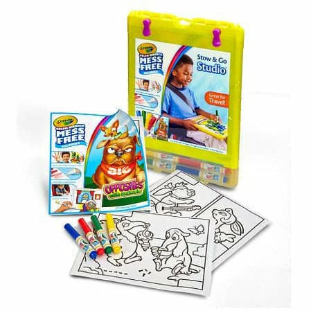 Gold Crayola Color Wonder Stow & Go Kids Activity Books