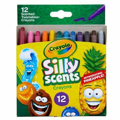 Gold Crayola 12 Silly Scents Mini Twistables Crayons Kids Crayons