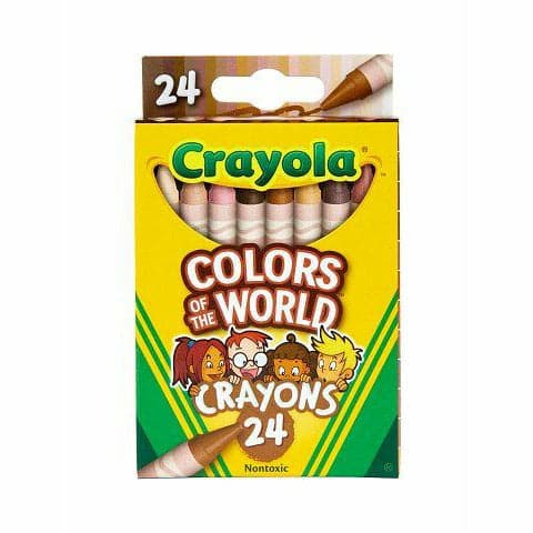 Gold Crayola Colours Of The World Crayons 24 Pack Kids Crayons