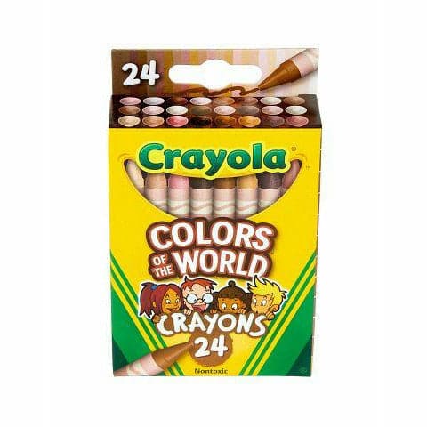 Gold Crayola Colours Of The World Crayons 24 Pack Kids Crayons