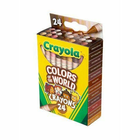 Gold Crayola Colours Of The World Crayons 24 Pack Kids Crayons