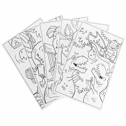 Lavender Crayola Giant Coloring Pages - The Trouble with T-Rex Kids Activity Books