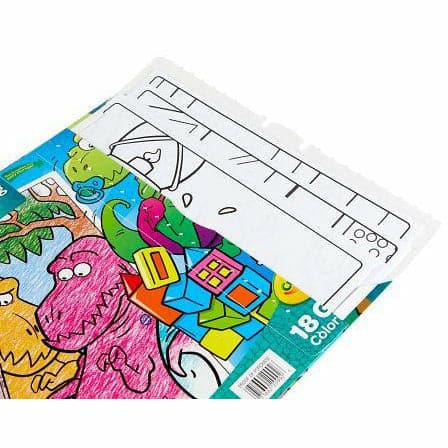 Sea Green Crayola Giant Coloring Pages - The Trouble with T-Rex Kids Activity Books