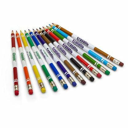 Crayola 12 Erasable Colored Pencils