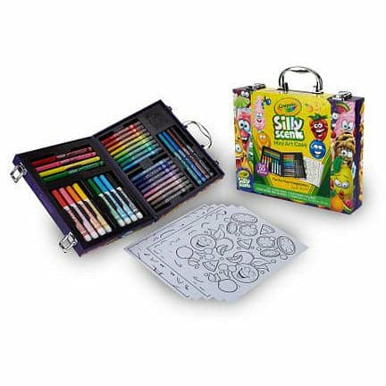 Gray Crayola Silly Scents Mini Art Case Kids Markers