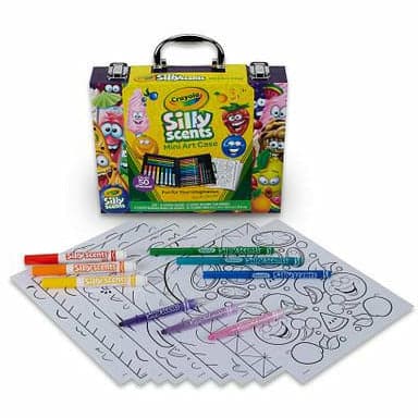 Gray Crayola Silly Scents Mini Art Case Kids Markers