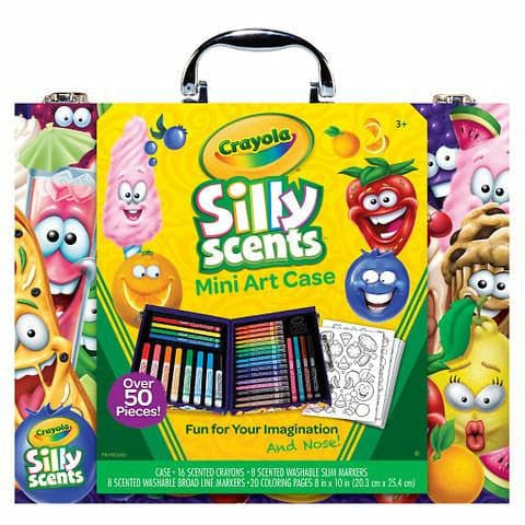 Gold Crayola Silly Scents Mini Art Case Kids Markers