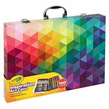 Goldenrod Crayola Inspiration Art Case 140 Piece Kids Craft Kits
