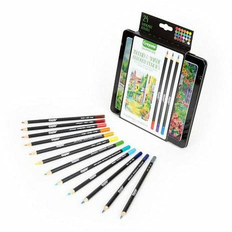 Dark Khaki Crayola 24 ct Blend and Shade Colored Pencils Kids Pencils