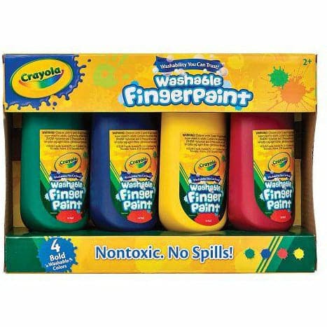 Gold Crayola Crayola®  Washable Fingerpaints (4 bottles) Kids Paints