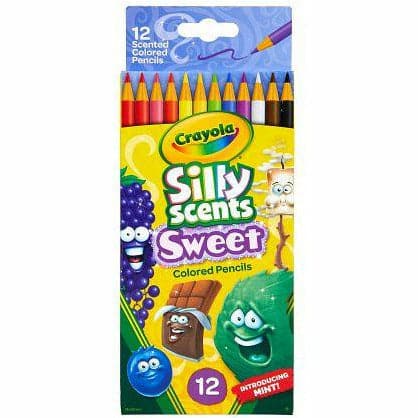 Gold Crayola 12 Silly Scents Colored Pencils Kids Pencils