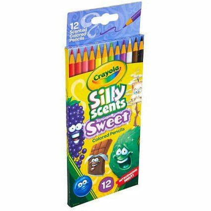 Gold Crayola 12 Silly Scents Colored Pencils Kids Pencils