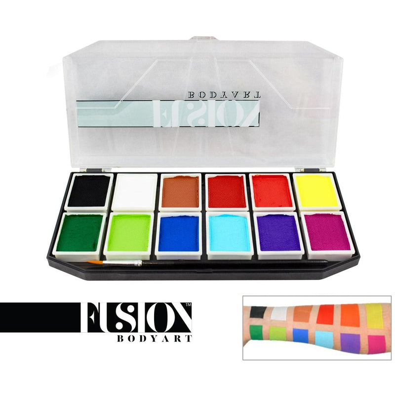 Dark Slate Gray Fusion Body Art-Face Paint Palette Sampler Face and Body Paint