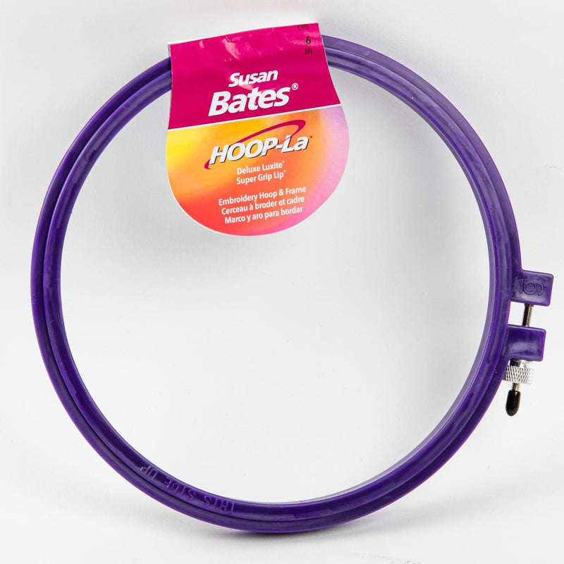 Tomato Bates Hoop-La Plastic Embroidery Hoop 6" Needlework Hoops and Frames
