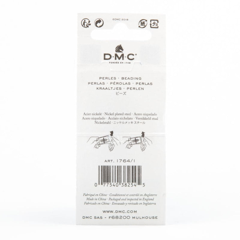 White Smoke DMC 6Pk Beading  Needles 10-12 Needlework Needles