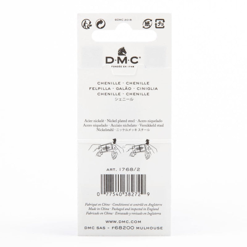 White Smoke DMC 6Pk Chenille Needles No 18 Needlework Needles