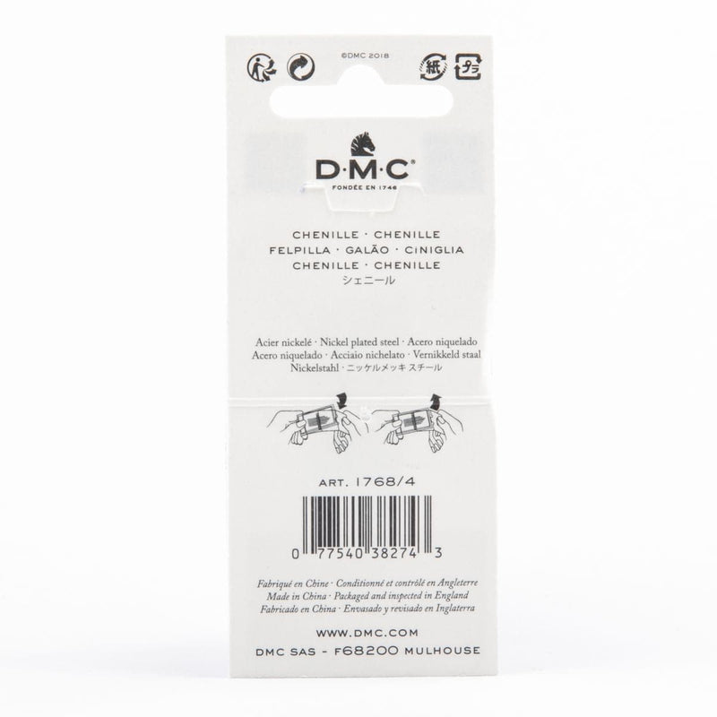 White Smoke DMC 6Pk Chenilee Needle No.22 Needlework