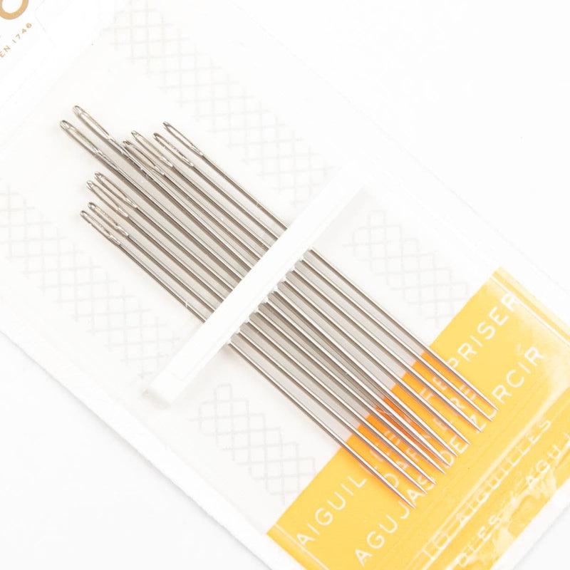 Light Goldenrod DMC 10Pk Darning  Needles No.1-5 Needlework Needles