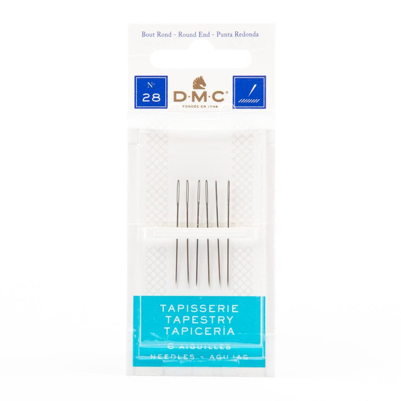 Dark Turquoise DMC 6Pk Tapestry Needles No 28/ Needlework Needles