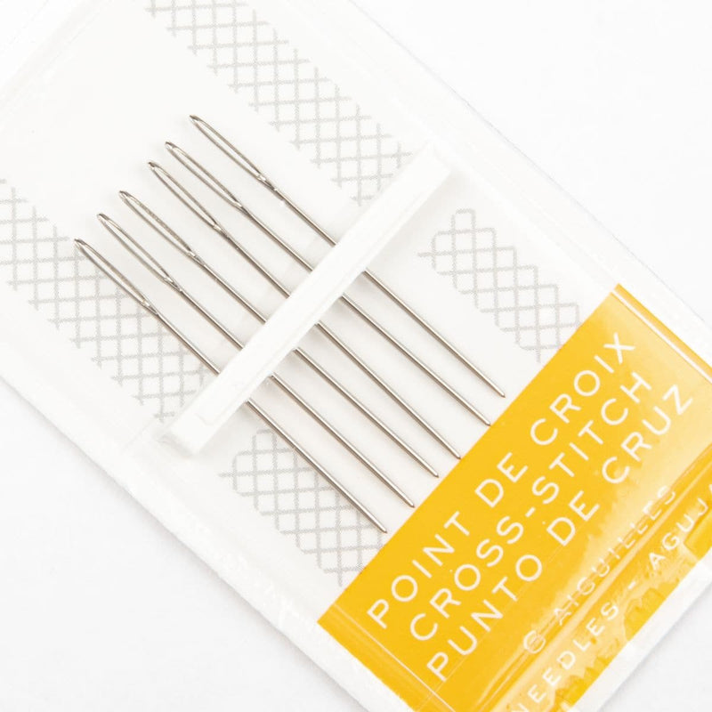 White Smoke DMC Cross Stitch Needles No.24 (6 Pack) Needlework Needles