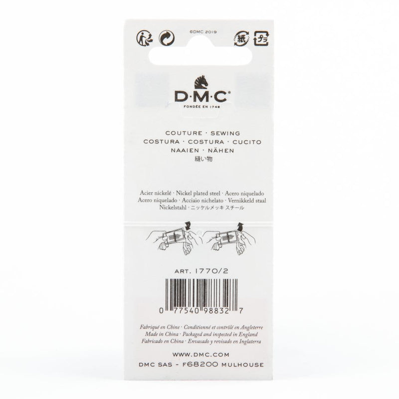 White Smoke DMC 20Pk Sewing Needles No 3-9 Needlework