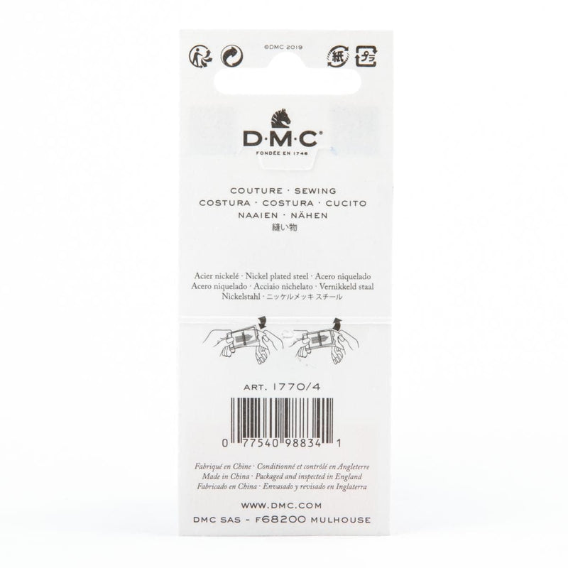 White Smoke DMC 6Pk Easy Threading Needles No 4-8 Needlework