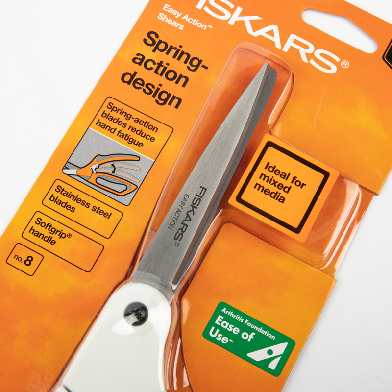Goldenrod Fiskars Softouch Multi-Purpose Scissor Quilting and Sewing Tools and Accessories