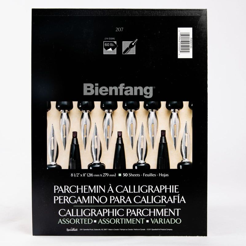 Bisque Bienfang Calligraphic Parchment Paper Pad 22.5x30cm-50 Sheets Pads