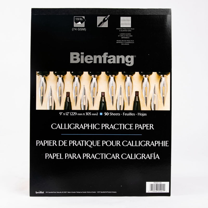 Bisque Bienfang Calligraphic Practice Paper Pad 22.5x30cm-50 Sheets Pads