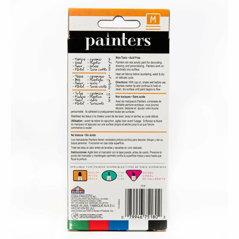 Beige Elmer's Painters (R) Opaque Paint Markers 5/Pkg-Brights - Medium Point Pens and Markers