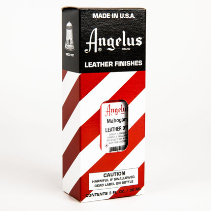 Firebrick Angelus Leather Dye Mahogany #011 3Oz/88.72Ml Leather Dyes