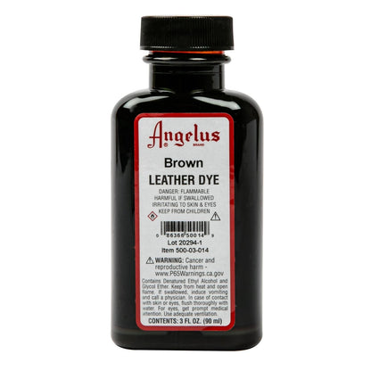 Light Gray Angelus Leather Dye Brown #014 3Oz/88.72Ml Leather Dyes