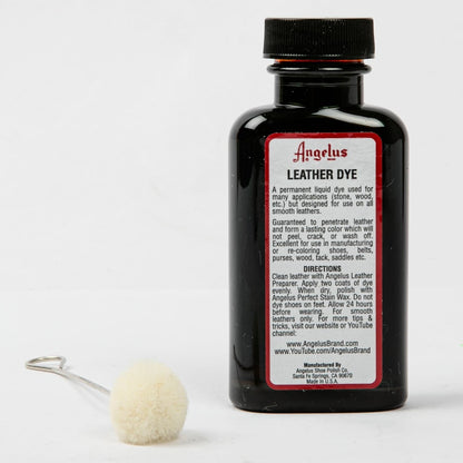 Gray Angelus Leather Dye Brown #014 3Oz/88.72Ml Leather Dyes