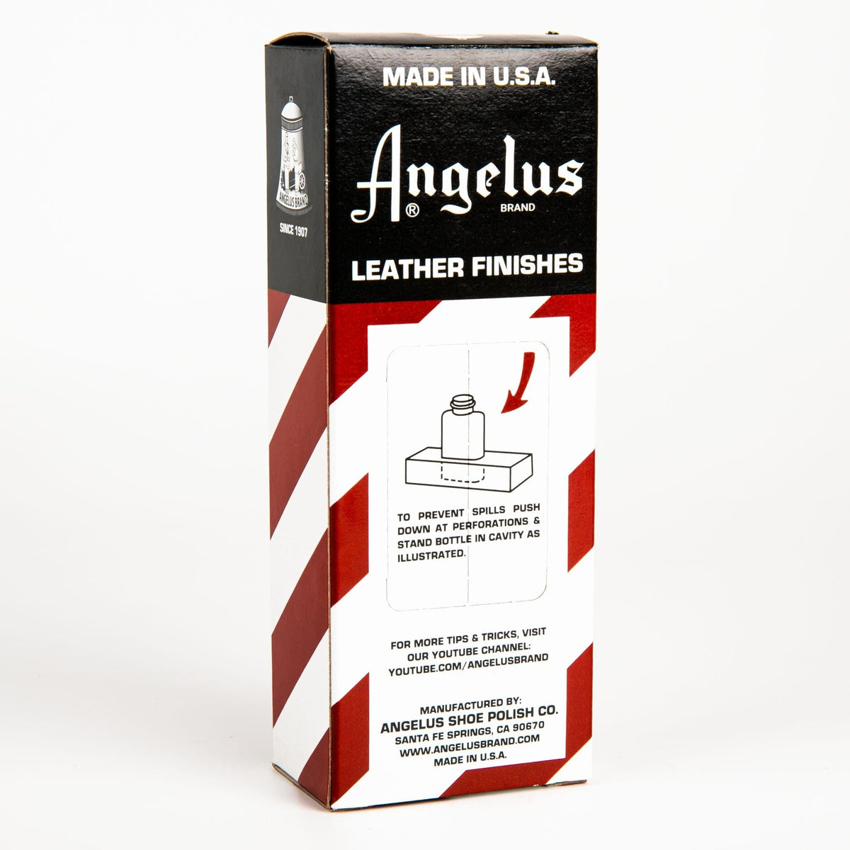 Brown Angelus Leather Dye Cordovan #017 3Oz/88.72Ml Leather Dyes
